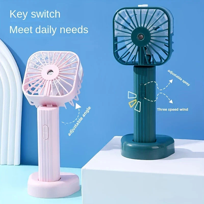 Rechargeable mist sprayer in use