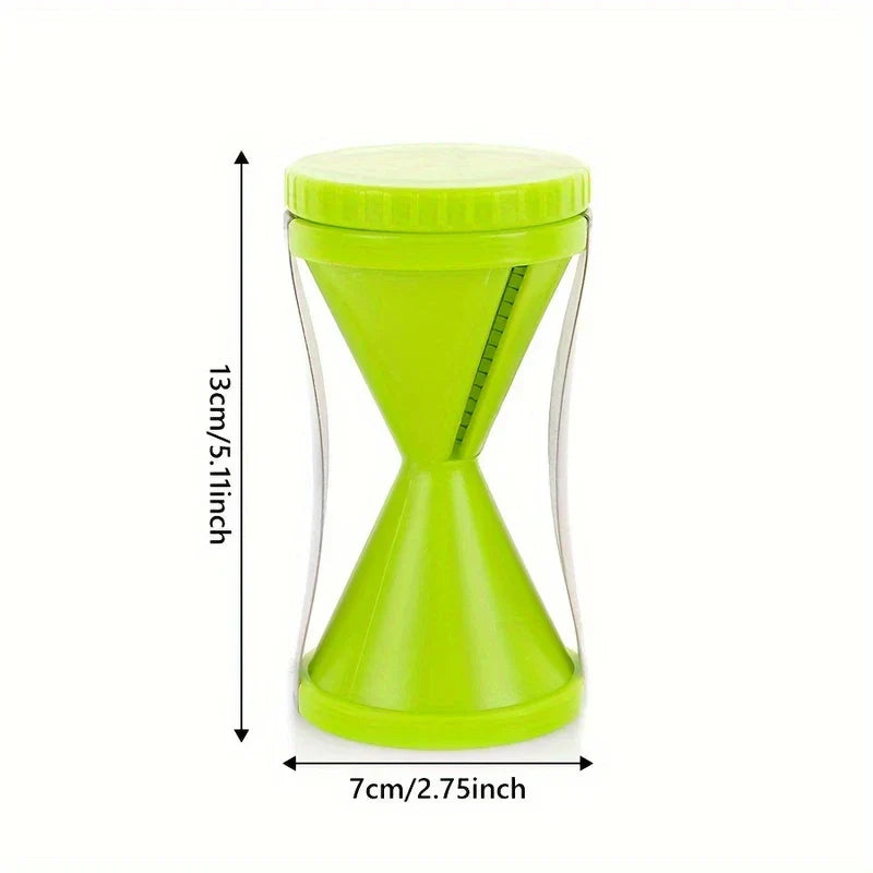 Handheld Spiral Vegetable Slicer Funnel Grater