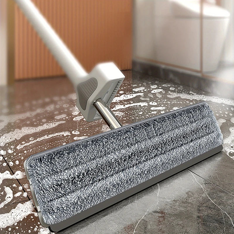 Hands-Free Flat Squeeze Mop and Bucket System