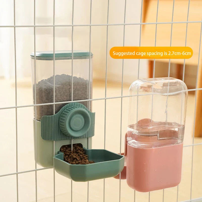 Hanging Cage Feeder Waterer Bird Coop Cup