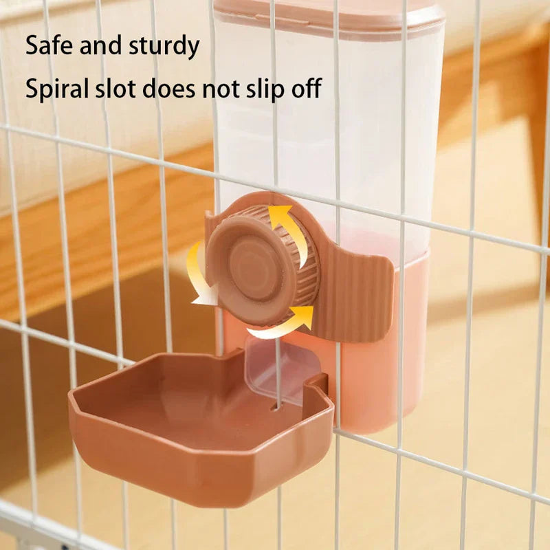 Hanging Cage Feeder Waterer Bird Coop Cup