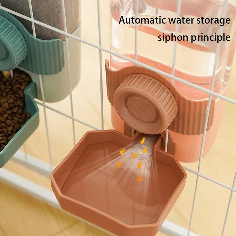 Hanging Cage Feeder Waterer Bird Coop Cup