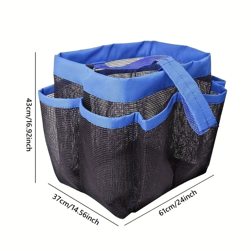 Hanging Mesh Shower Caddy Toiletry Bag