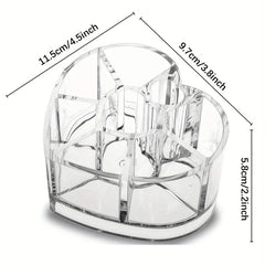 Heart Shaped Makeup Organizer Holder