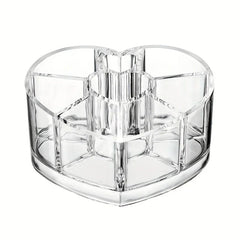Heart Shaped Makeup Organizer Holder