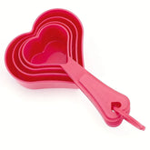 Heart Shaped Measuring Spoons Set (4 Piece)