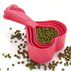 Heart Shaped Measuring Spoons Set (4 Piece)