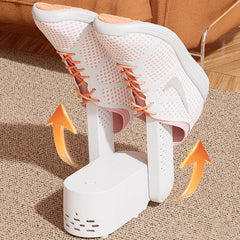 Heated Footwear Drying Rack Prevents Odor Bacteria