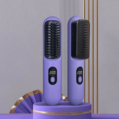 Heated Hair Styling Straightening Brush