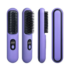 Heated Hair Styling Straightening Brush