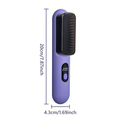 Heated Hair Styling Straightening Brush