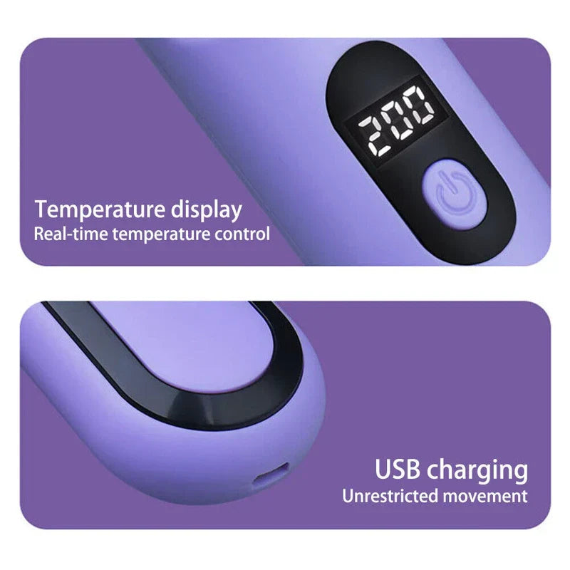 Heated Hair Styling Straightening Brush