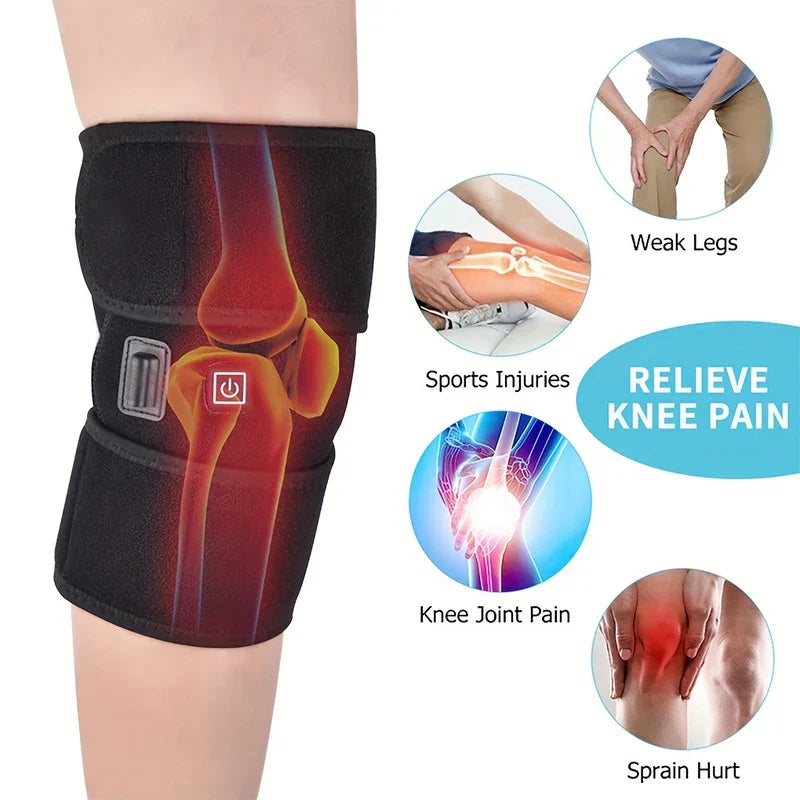 Heated Knee Brace Wrap Massager