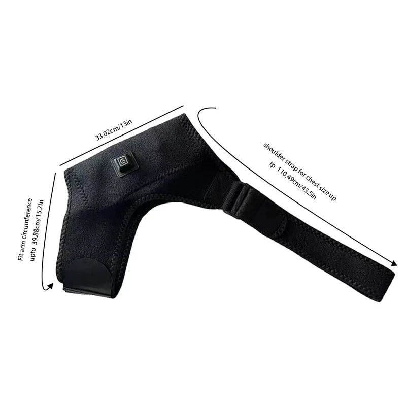 Heated Shoulder Brace Wrap Support Pad