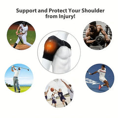 Heated Shoulder Brace Wrap for Pain Relief