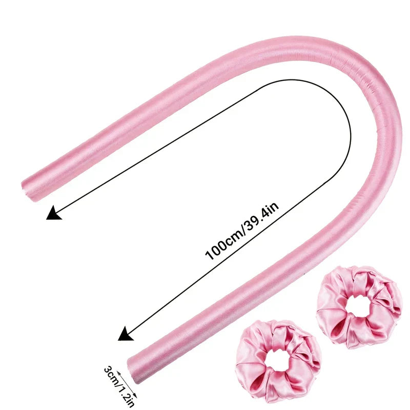 Heatless Hair Curling Rod Headband Sleep Styler
