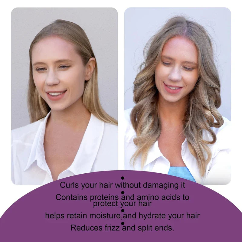 Heatless Hair Curling Rod Headband Sleep Styler