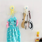 Heavy Duty Suction Cup Hooks (6-Claw)