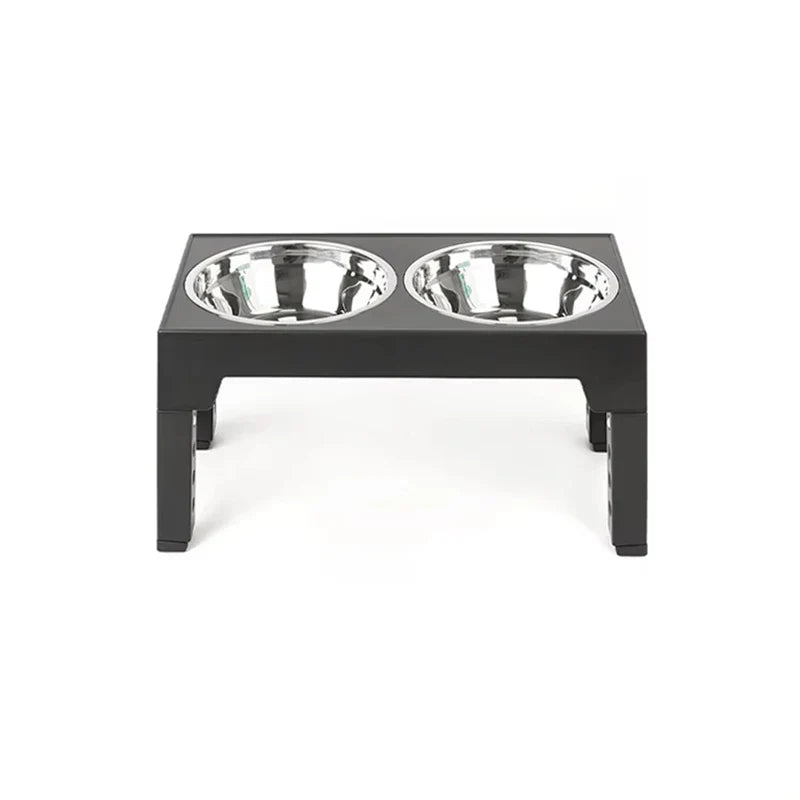 Height Adjustable Elevated Pet Bowl Feeder Stand
