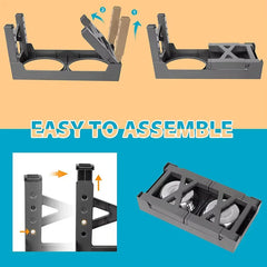 Height Adjustable Elevated Pet Bowl Feeder Stand