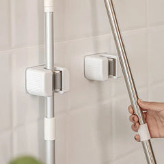 Hexagon Wall Mount Mop Broom Holder