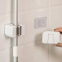 Hexagon Wall Mount Mop Broom Holder