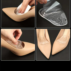 High Heel Anti-Slip Forefoot Cushion Pad Inserts