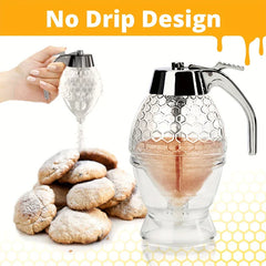 Honey Jar Dispenser with Dipper Stick