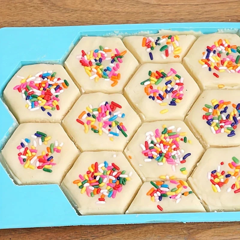 Honeycomb Shaped Silicone Mold For Baking Freezing