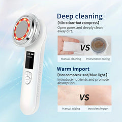 Hot Cold Photon Microcurrent Facial Massager Wand