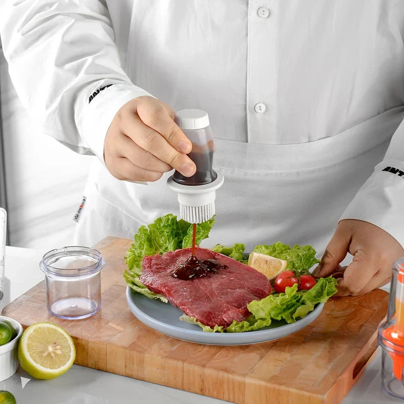 Household Silicone Cleaning Scrubber Brush Set