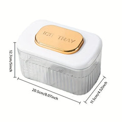 Ice Cube Tray with Lid and Bin