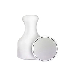 Ice Roller - White handheld cooling facial tool with smooth rounded metal roller head, displayed against a plain white background