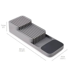 In-Drawer Double Layer Knife Block Organizer