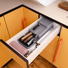 In-Drawer Double Layer Knife Block Organizer