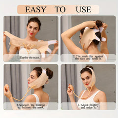 Inflatable Air Pressure Face Lifting Mask