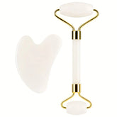 Jade Roller and Gua Sha Facial Tool Set