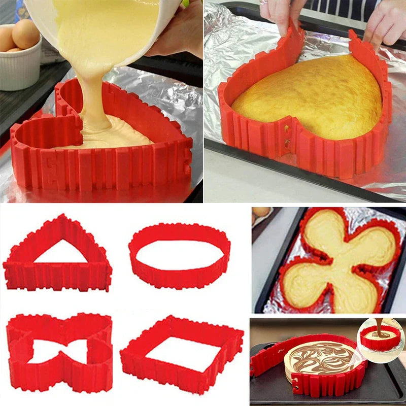 Jigsaw Puzzle Cake Baking Mold
