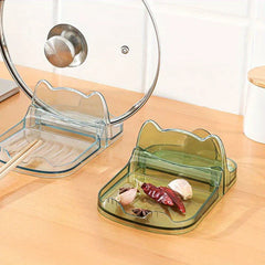 Kitchen Countertop Pot Lid Holder Organizer Rack