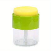 Kitchen Manual Press Soap Pump Dispenser Caddy