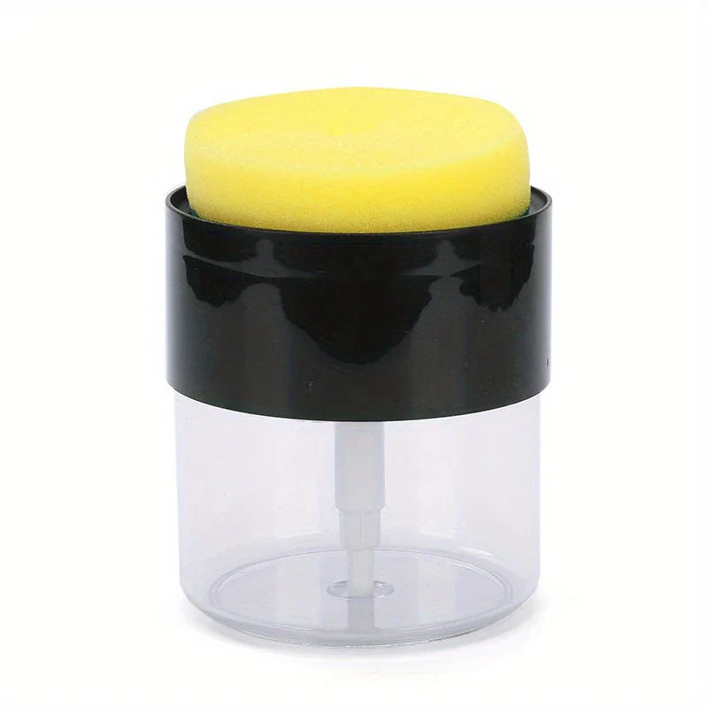 Kitchen Manual Press Soap Pump Dispenser Caddy