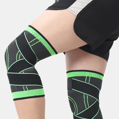 Compression knee sleeve brace