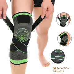Knee compression sleeve brace support