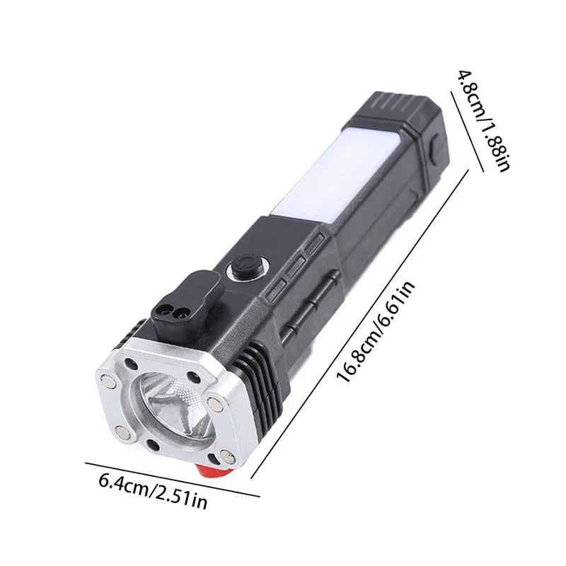 Led Flashlight Torch Rechargeable High Lumen