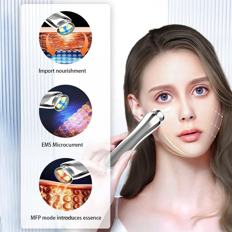 Led Light Therapy Eye Beauty Massager Pen