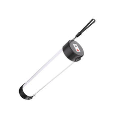 Led Tube Replacement - Cylindrical white light tube with black end caps, attached carry lanyard, control button and indicator on end cap