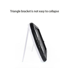 Led Magic Drawing Board - Back view of a black and white drawing board standing upright on its white triangular stand