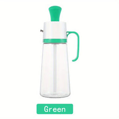 Large Glass Oil Dispenser Bottle Measured Pour Spout