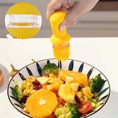 Large Glass Oil Dispenser Bottle Measured Pour Spout