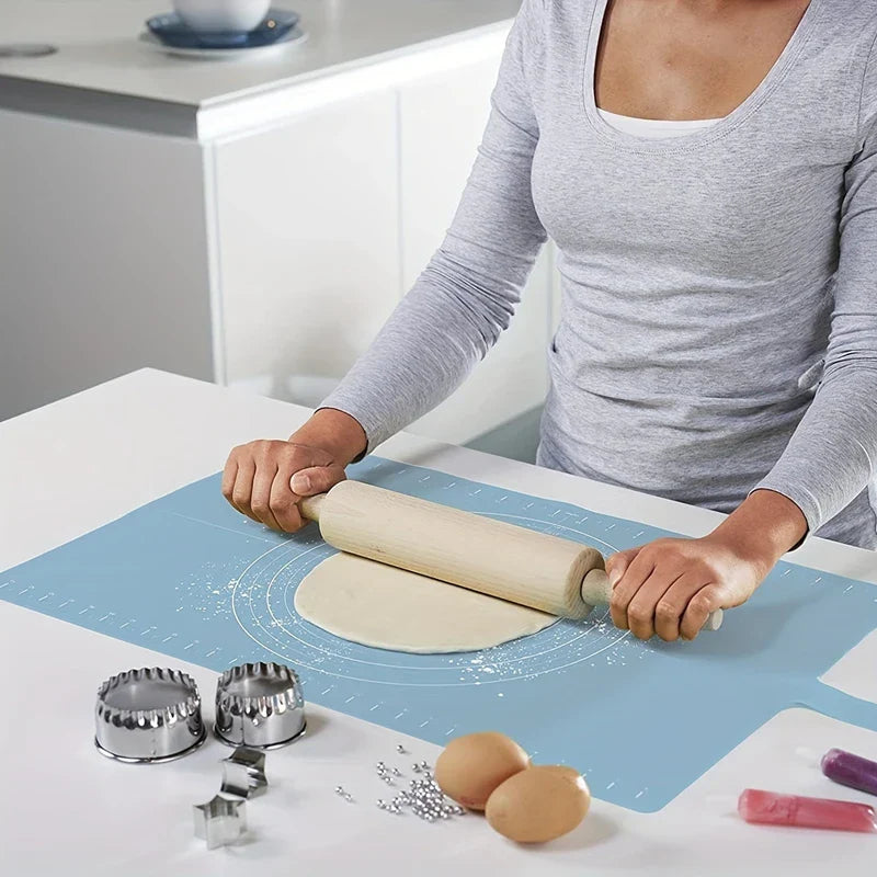 Large Silicone Pastry Baking Mat Dough Rolling Pad